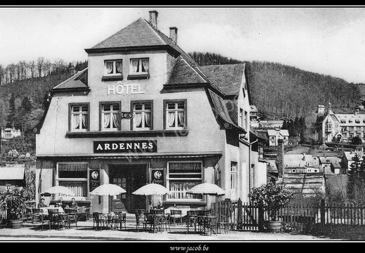 001-Avenue de la gare, hotel des Ardennes