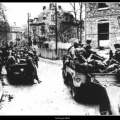 009-Rue de la gare, Vehicules et soldats US