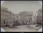 018-Vue du marché de Malmedy, pendant la procession